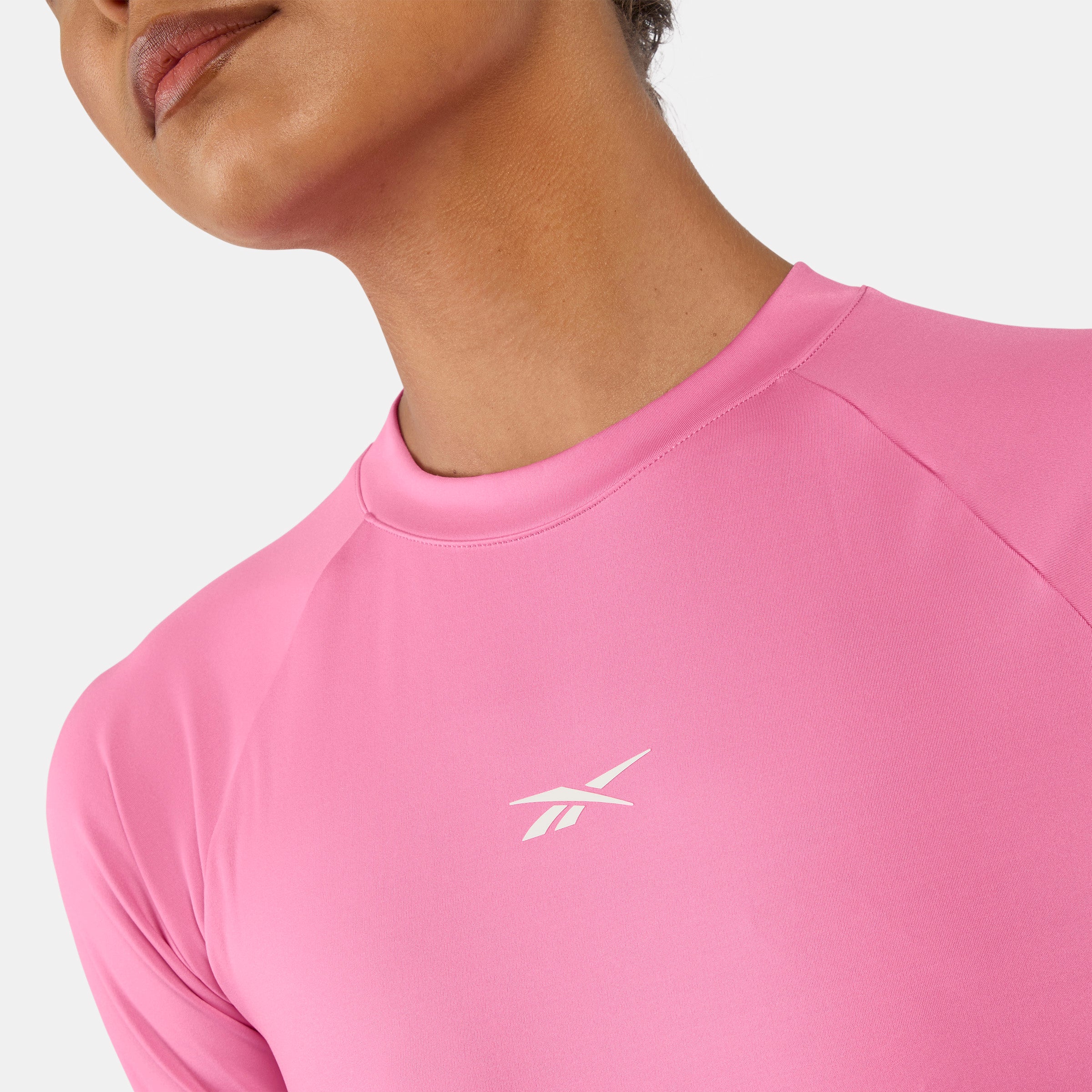 Reebok Women's Id Train Cutout Long Sleeve  In Playful REG