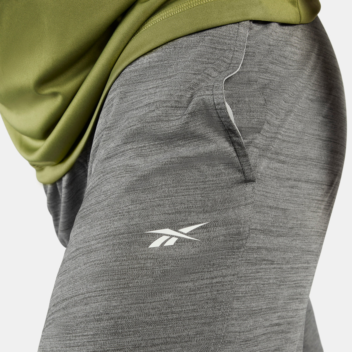 Reebok Men's Id Train Knit Short  In Grey REG