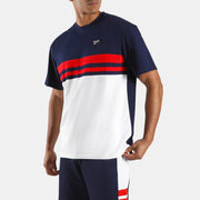 Reebok Men's Heritage Cut & Sew T-Shirt  In Navy REG