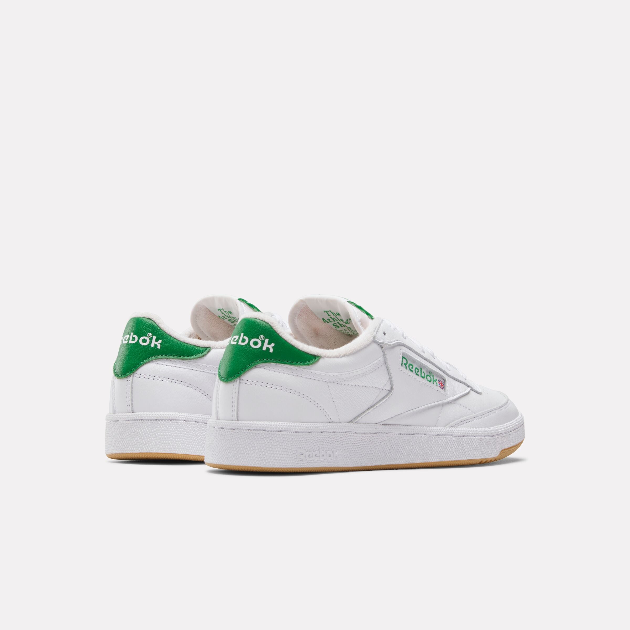 Reebok Men's Club C 85  In White/Glengreen/Rbkrubbber M