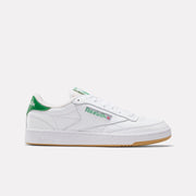 Reebok Men's Club C 85  In White/Glengreen/Rbkrubbber M