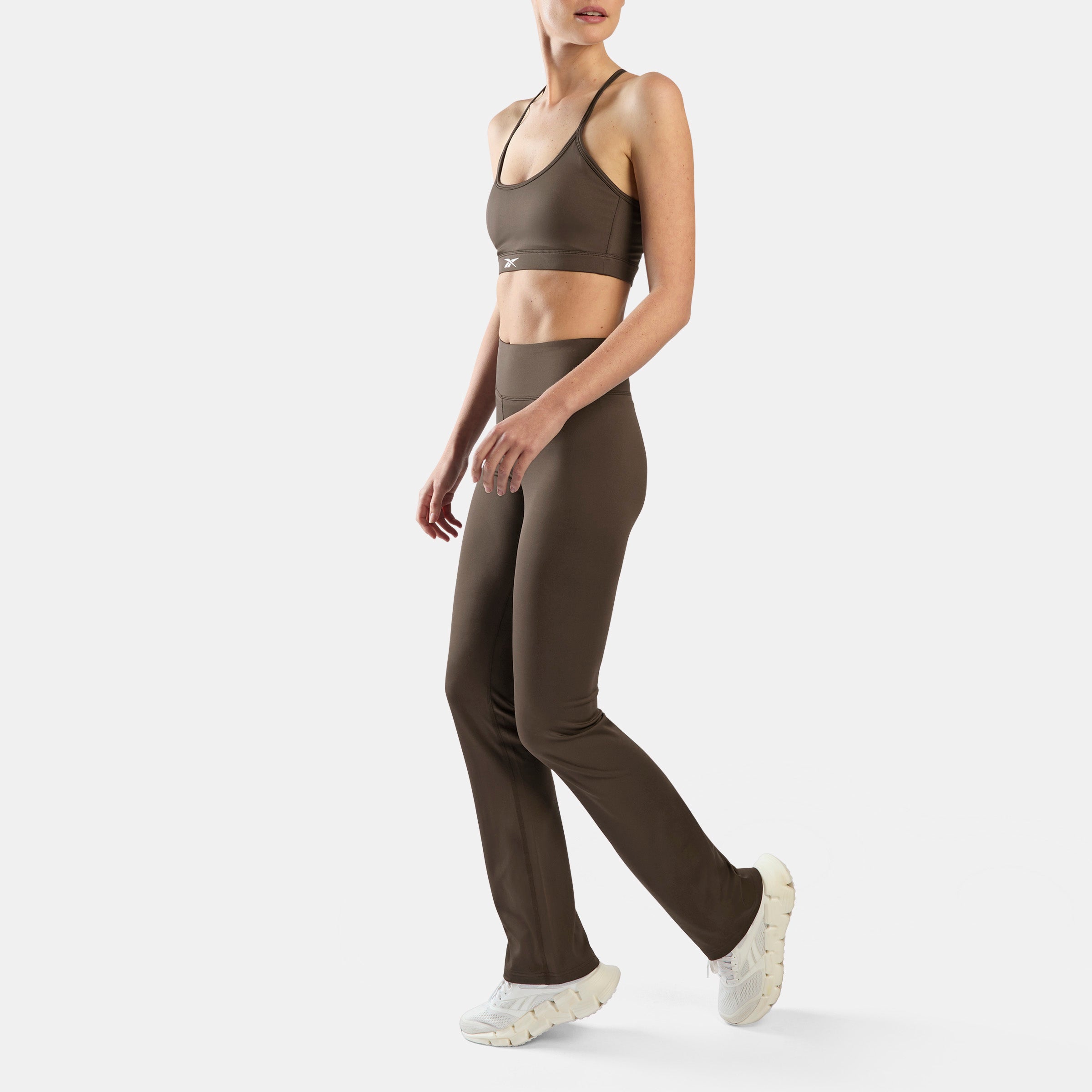 Reebok Women's Kendal Core Strappy Bra  In Espresso REG
