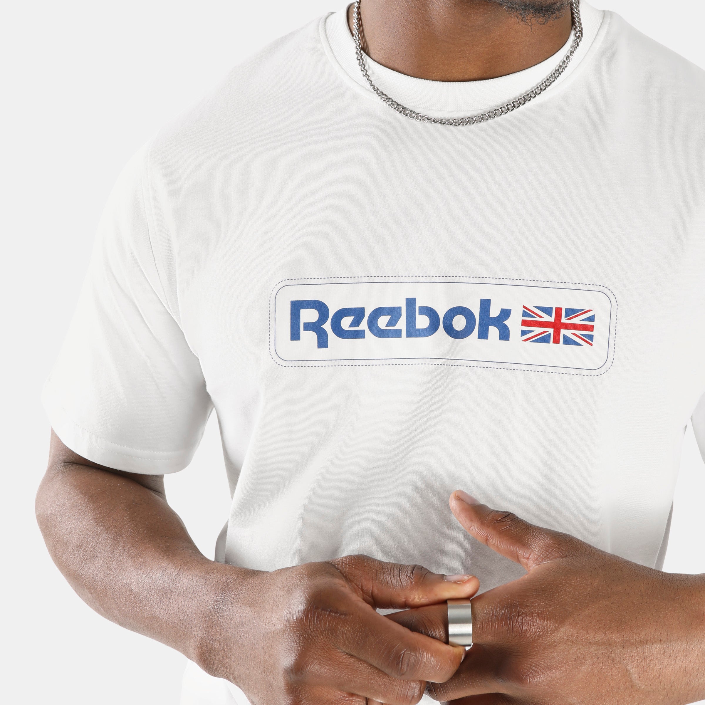 Reebok Men's Id Classics T-Shirt  In White REG