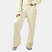 Reebok Women's Elevated Athletic Cable Knit Track Pants  In Linen REG