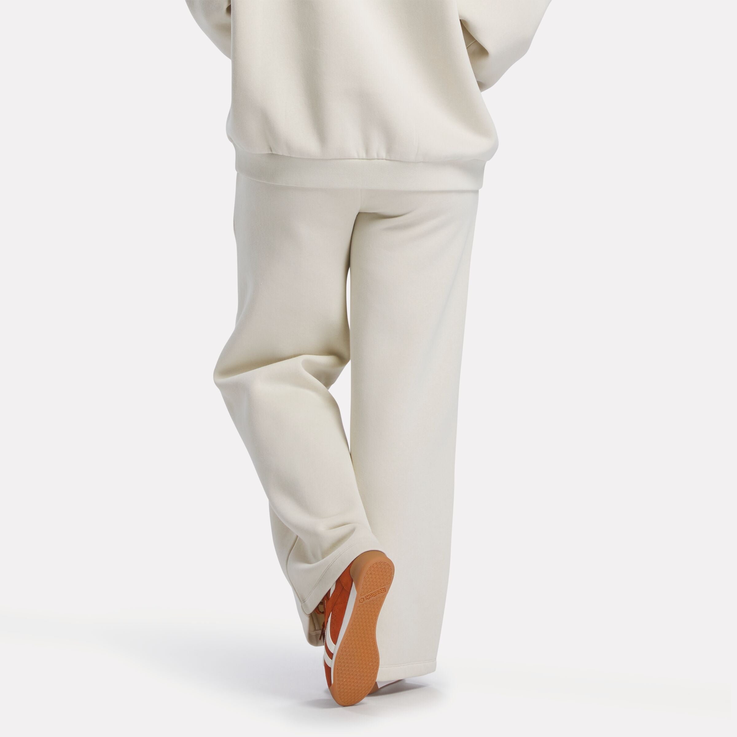 Reebok Women's Heritage Piping Flared Jogger Pant  In Linen REG