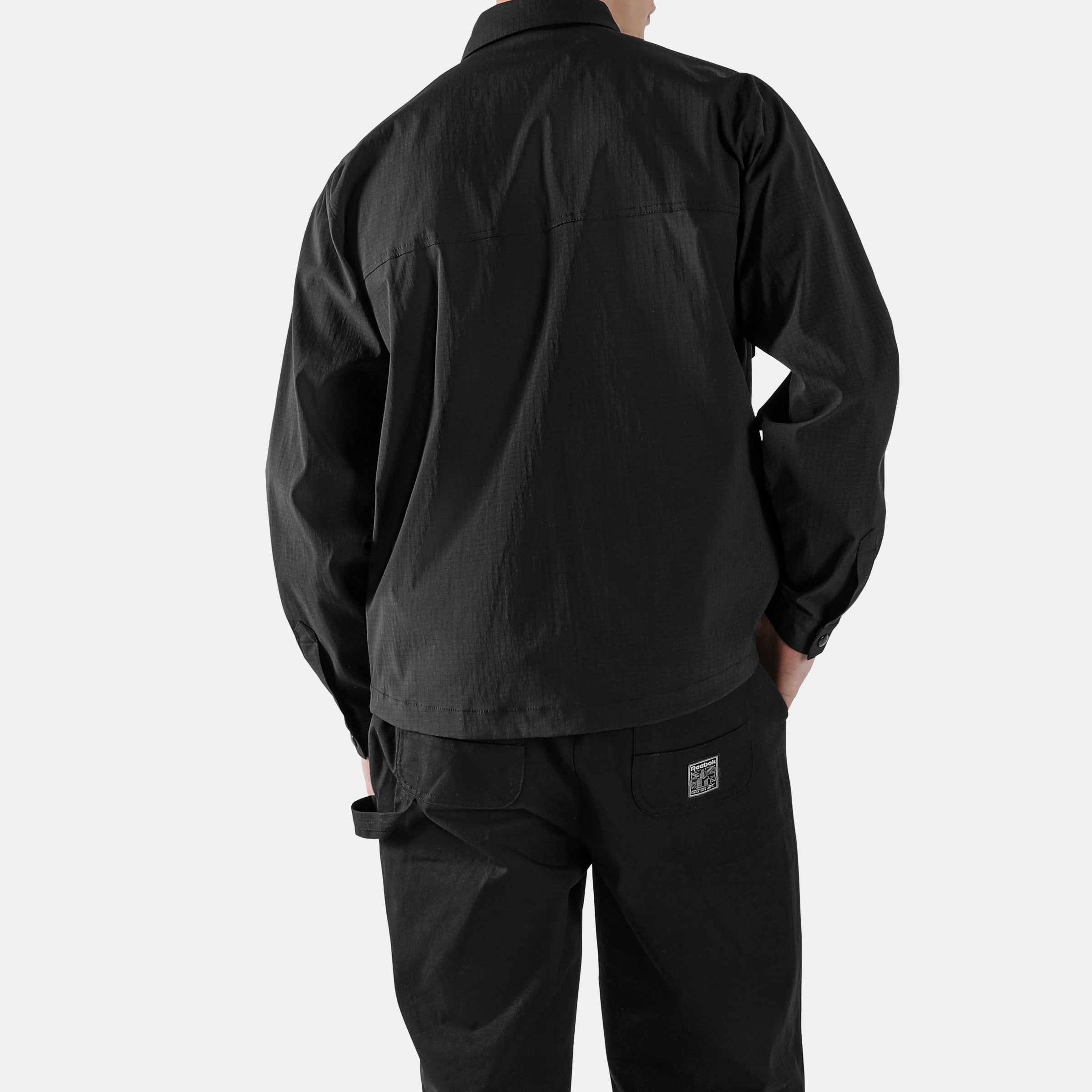 Reebok Men's Workwear Utility Shirt  In Black REG