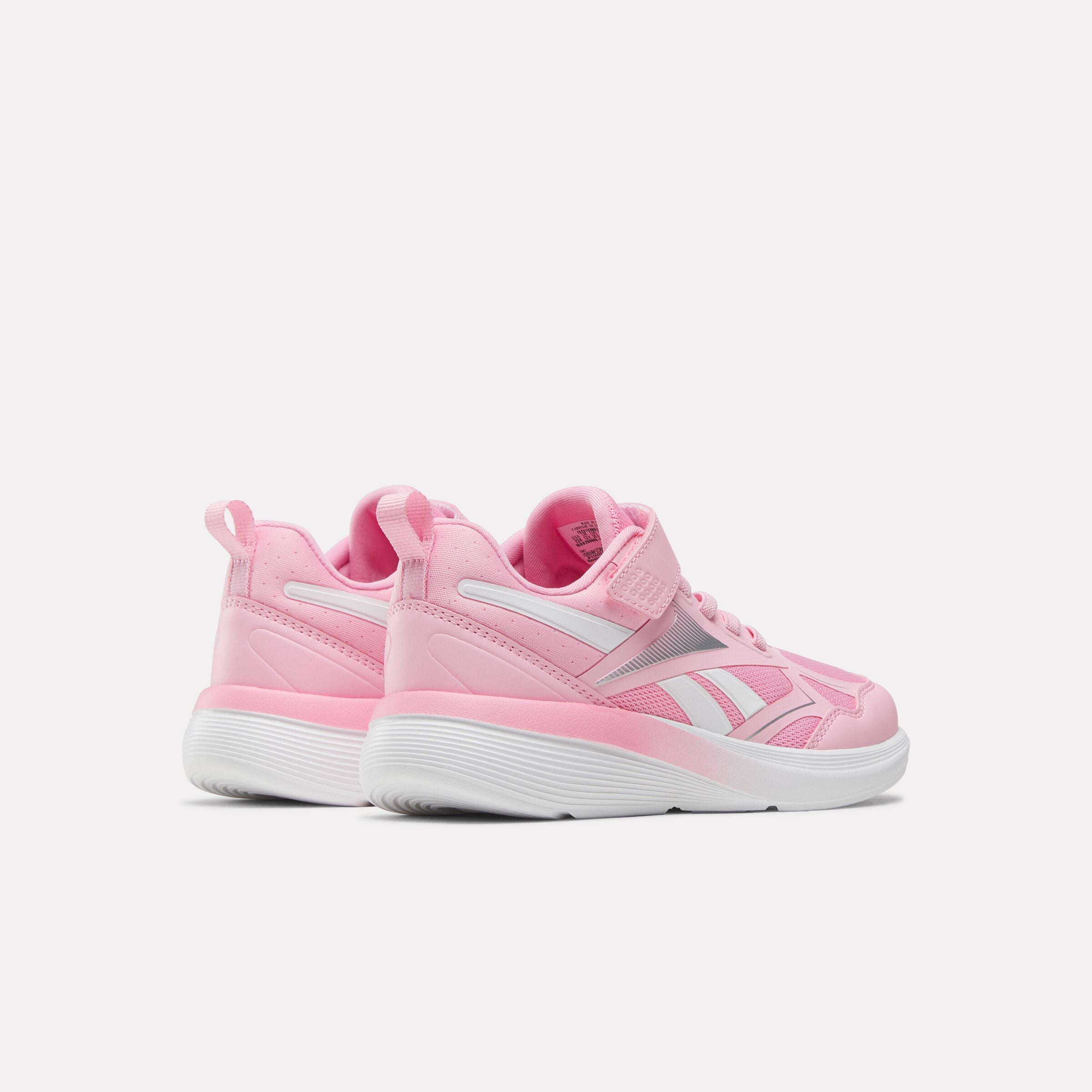 Reebok Girl's' Rush Runner 6.0 Elastic Lace Top Strap Child  In Expressive M