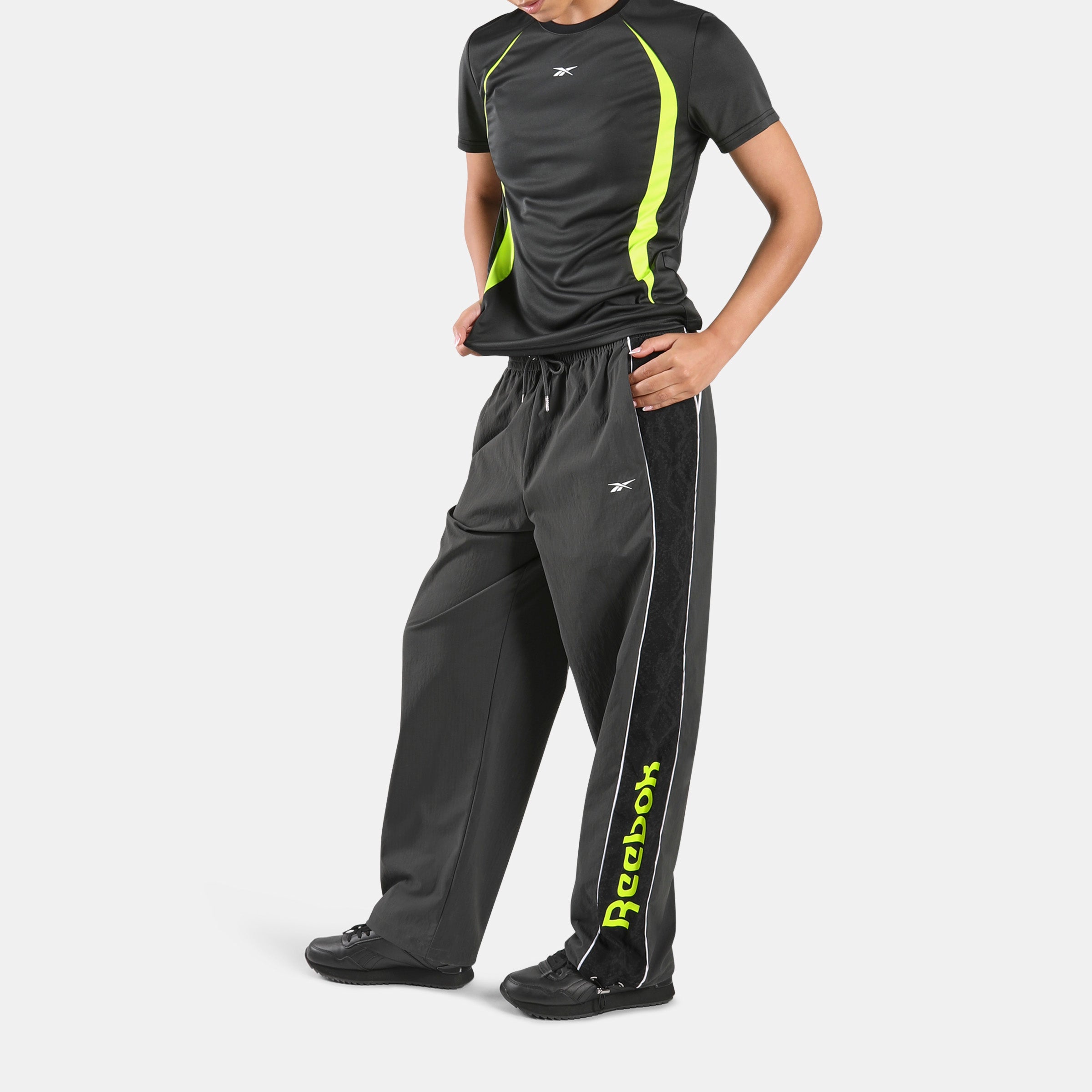 Reebok Women's Sidewinder Football Wmn Ripstop Trk Pant  In Grey REG