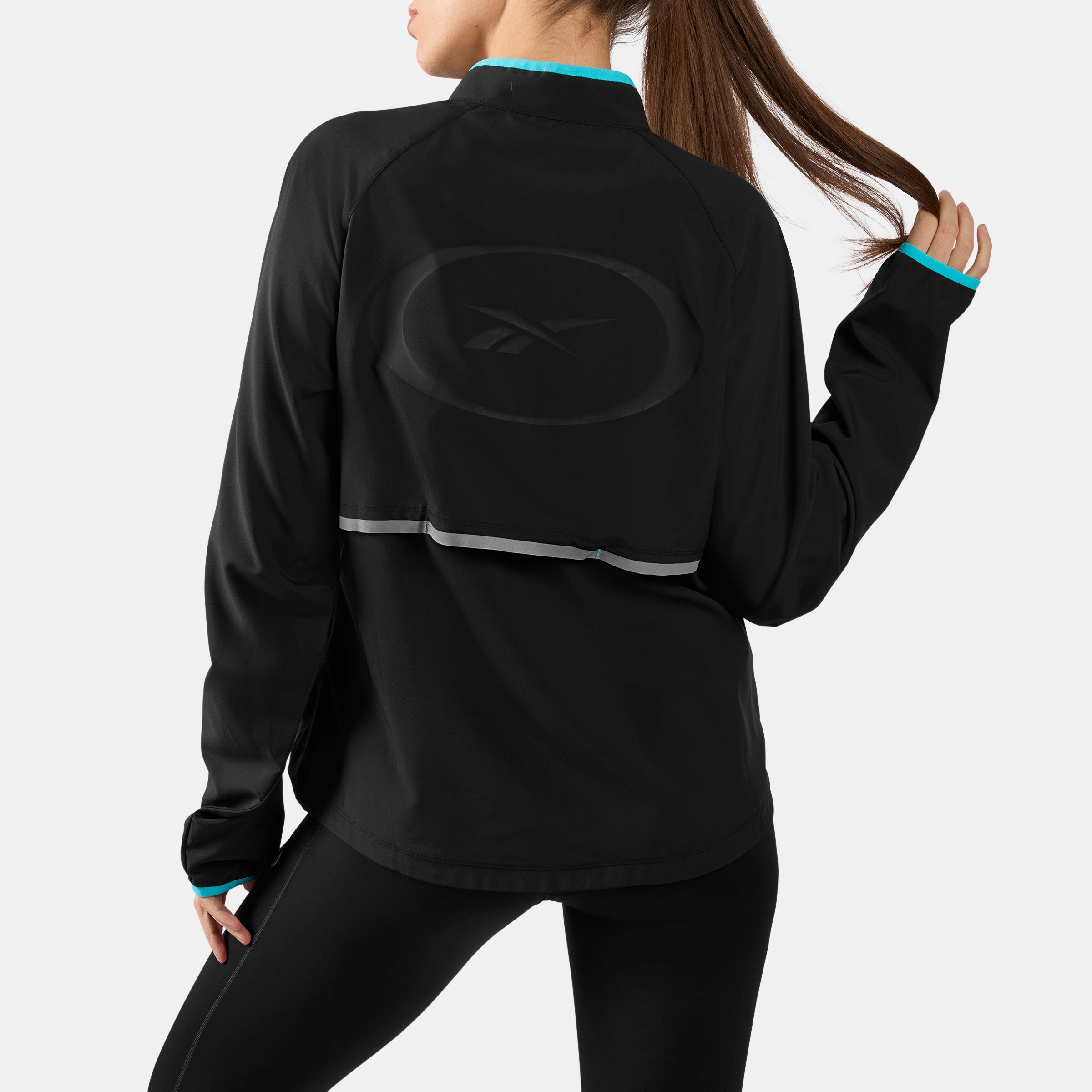 Reebok Women's Ath Speed Lightweight Windbreaker  In Black REG