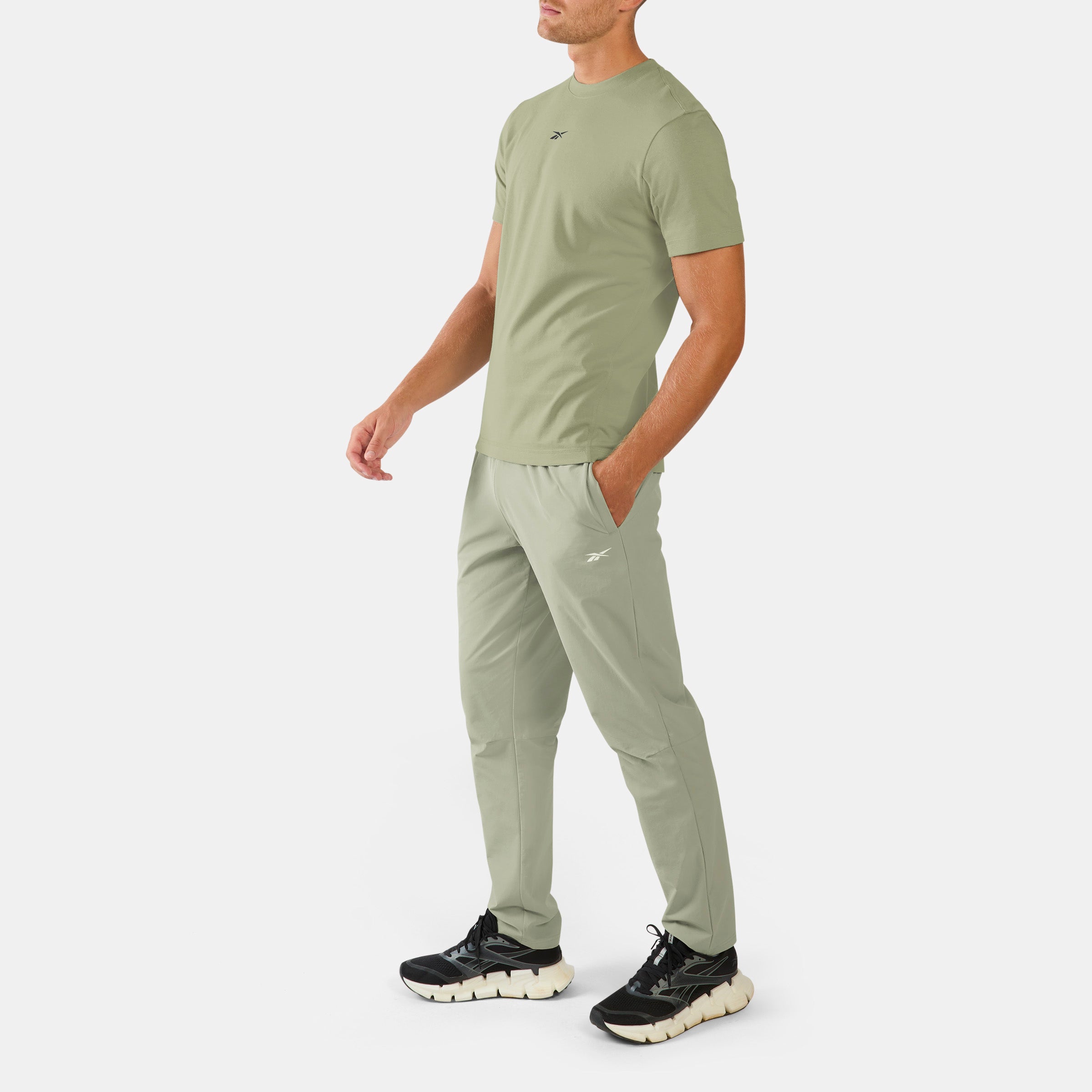 Reebok Men's Athlete T-Shirt  In Hazy REG