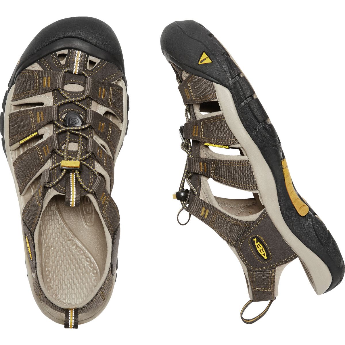 Keen Men's Newport H2 in Raven/Alumin Um