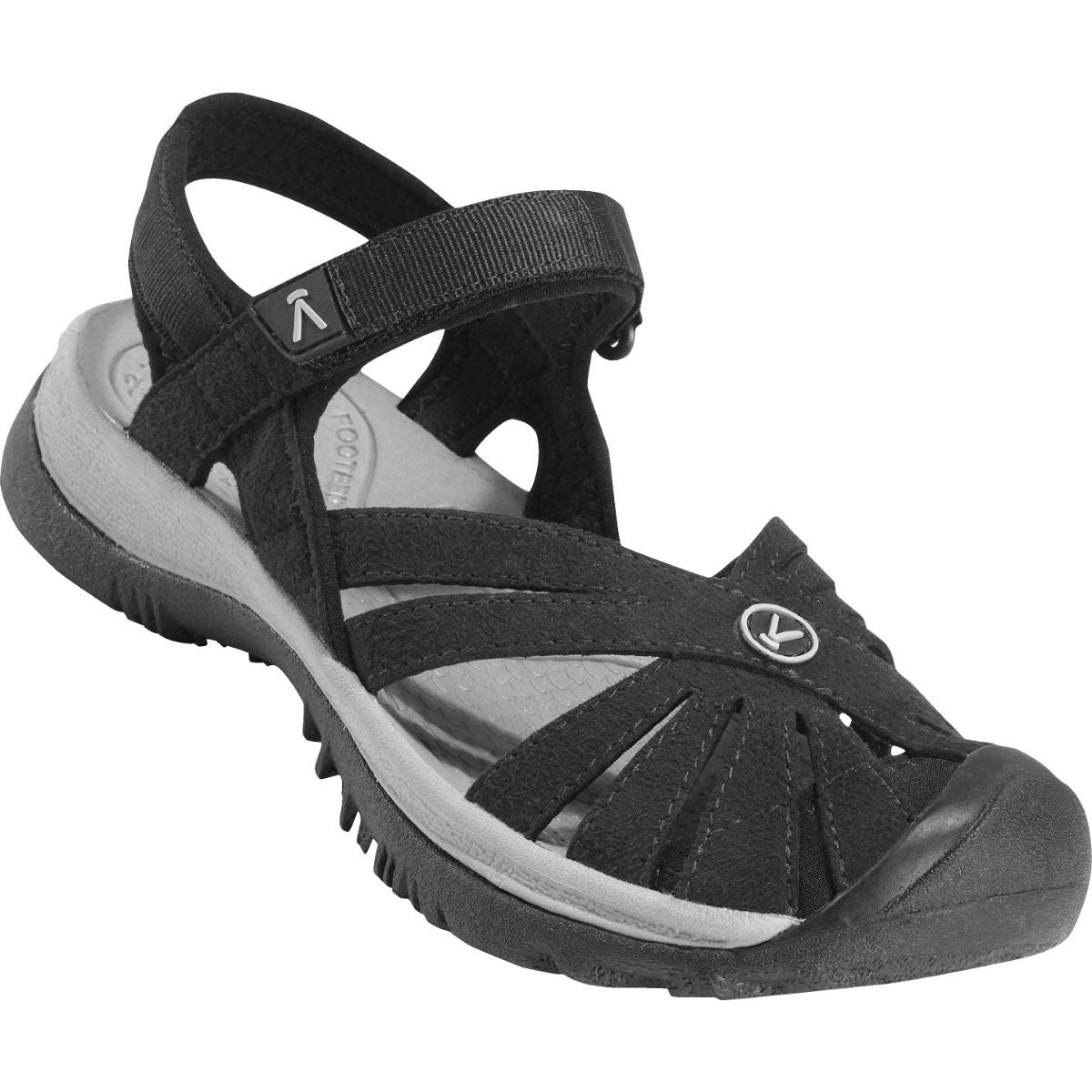 Keen Women's Rose Sandal in Black/Neutral Gray