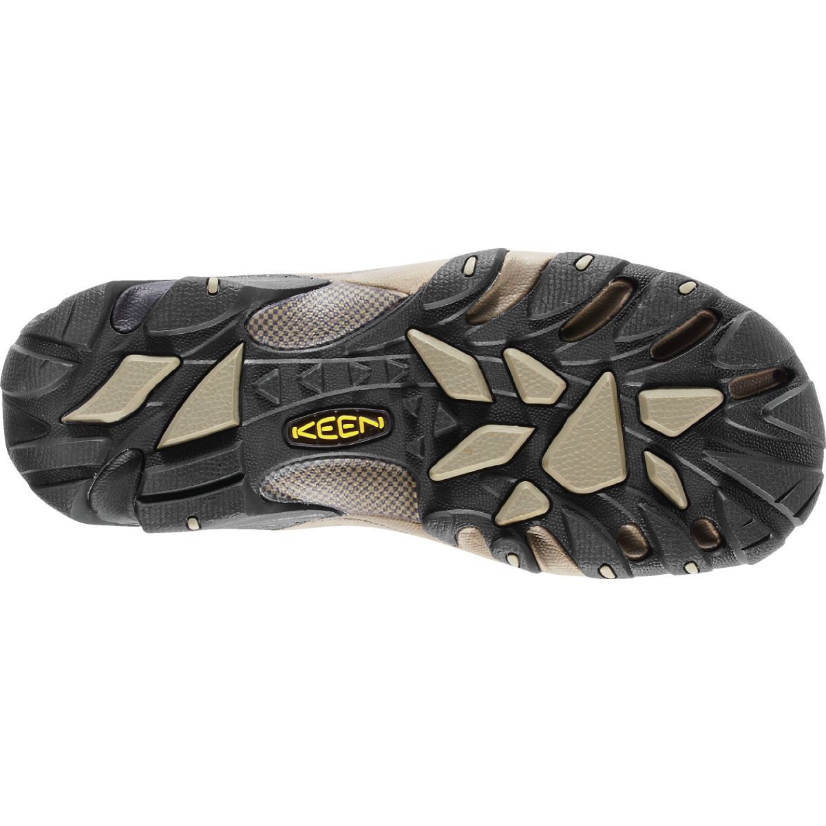 Keen Men's Targhee II Mid Wide WP in Shitake/Brindle