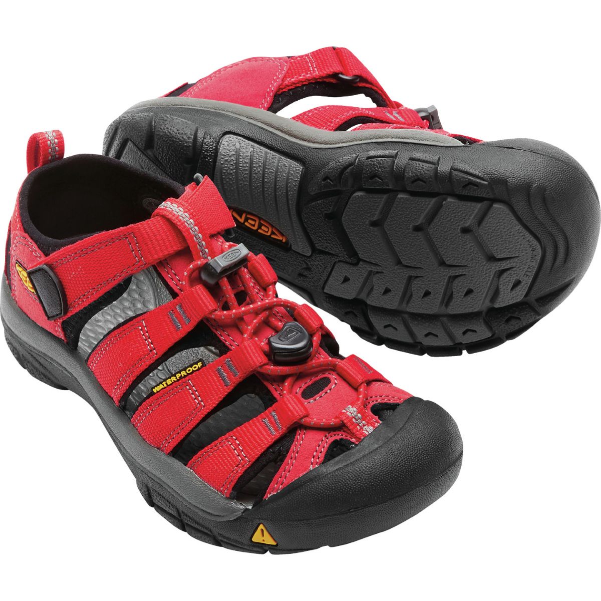 Keen Kids Newport H2 in Ribbon Red/Gargoyle