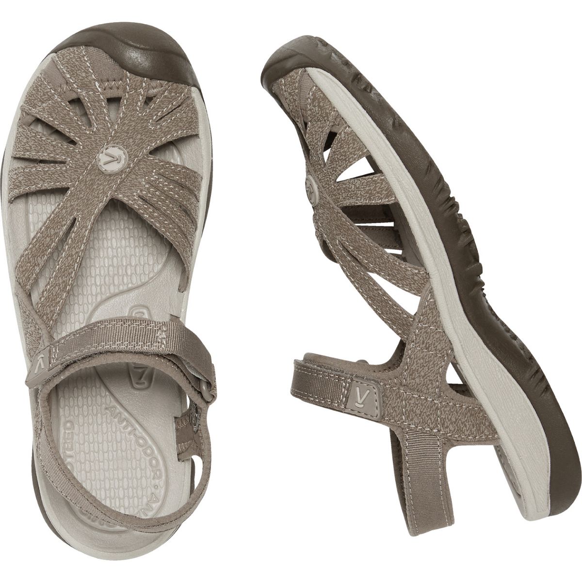 Keen Women's Rose Sandal in Brindle/Shitake