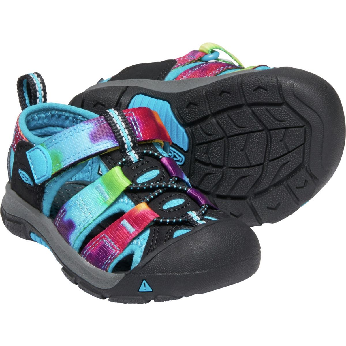Keen Kids Newport H2 in Rainbow Tie Dye