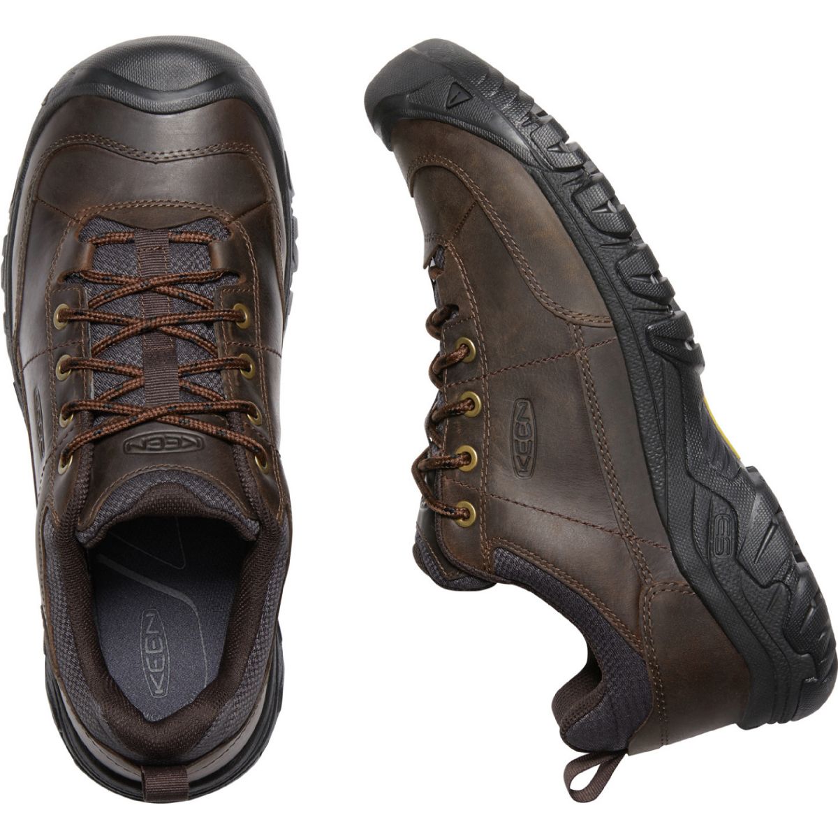 Keen Men's Targhee III Oxford in Dark Earth/Mulch