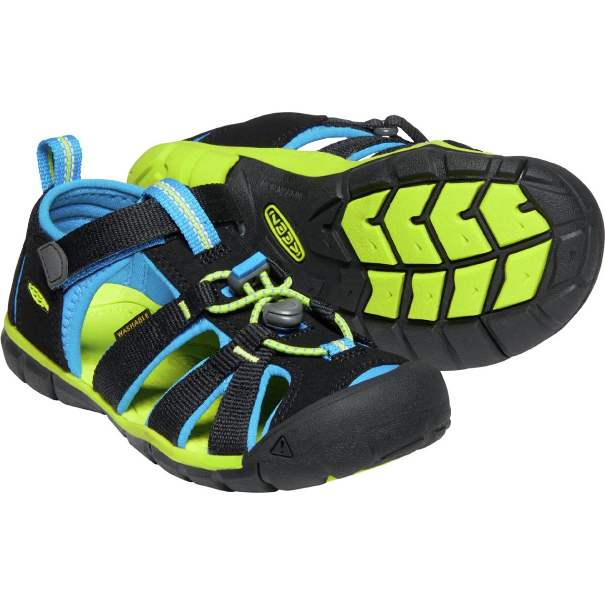 Keen Kids Seacamp II CNX in Black/Brilliant Blue