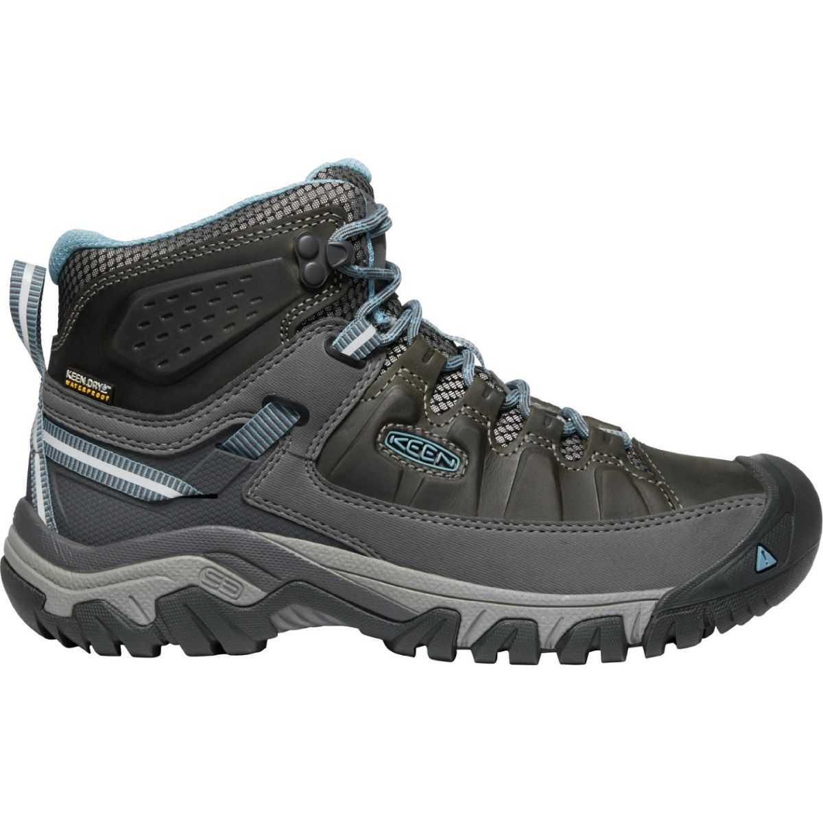 Keen Women's Targhee III Mid WP in Magbet/Atlantic Blue