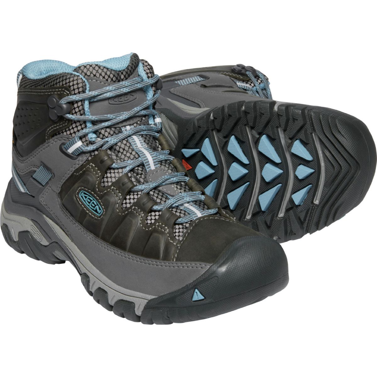 Keen Women's Targhee III Mid WP in Magbet/Atlantic Blue