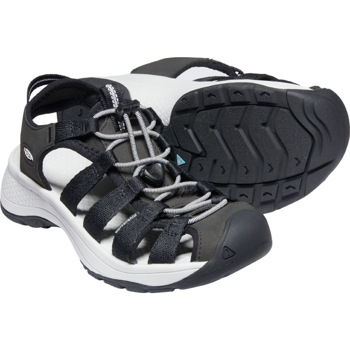 Keen Women's Astoria West Sandal in Black/Grey