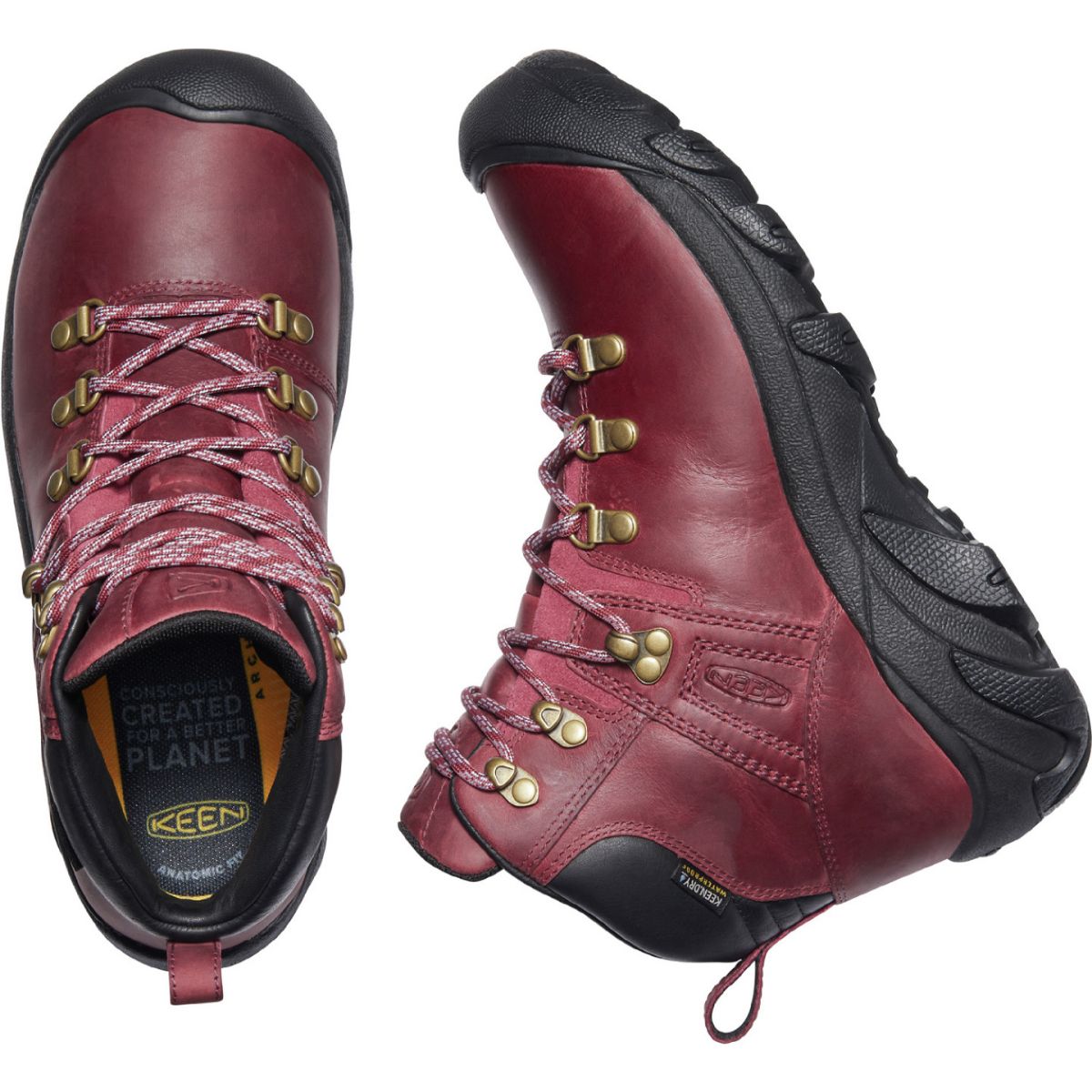 Keen Women's Pyrenees in Tibetan Red/Black