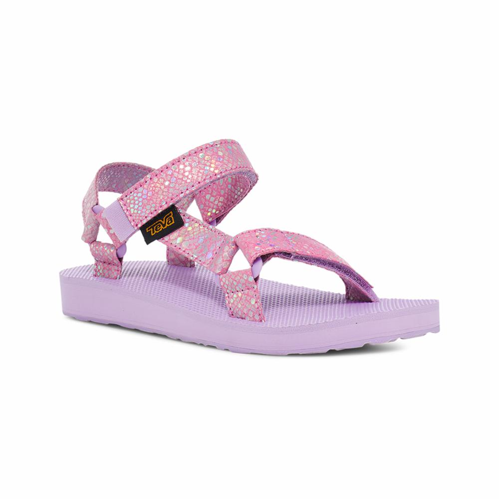 Teva  Kids' Original Universal Sparklie Child Purple M