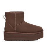 Ugg Women's Classic Mini Platform in Burnt Cedar