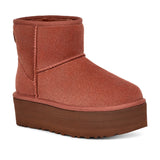 Ugg Women's Classic Mini Platform in Red Jasper