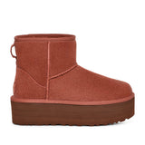 Ugg Women's Classic Mini Platform in Red Jasper