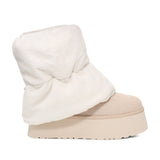 Ugg Women's Classic Mini Dipper Puffer in White/Ceramic