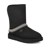 Ugg Women's Classic Short Crescent in Black