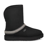 Ugg Women's Classic Short Crescent in Black