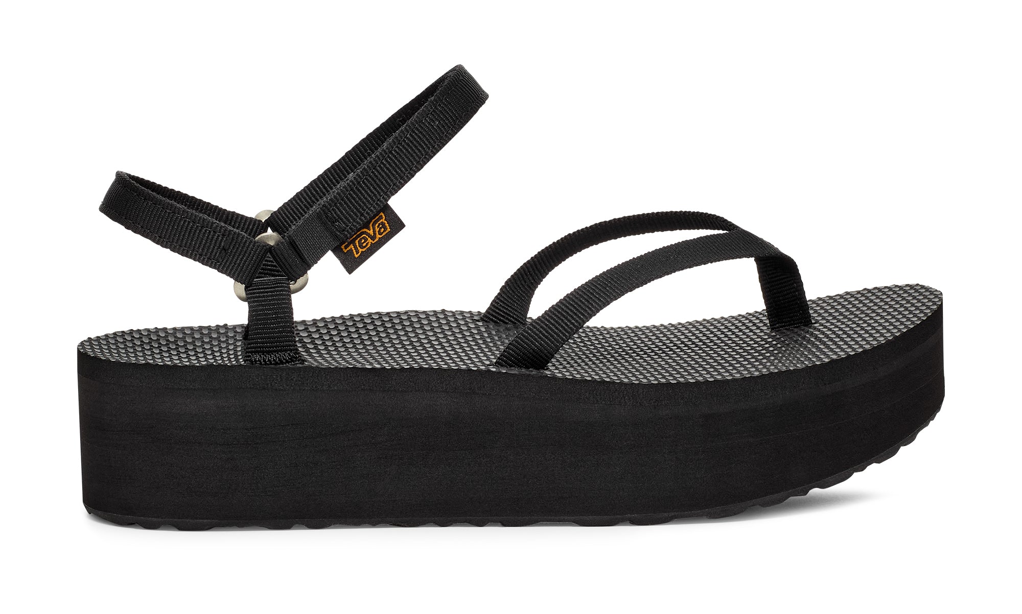 Teva Women's Flatform Sandal Slim  In Black M