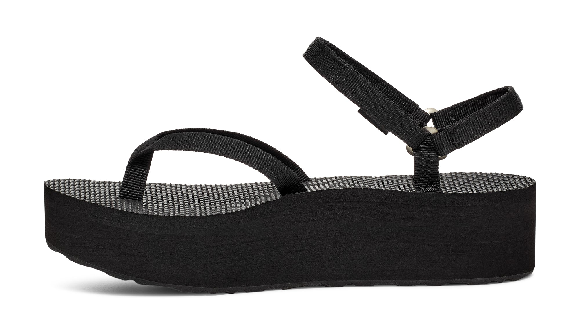 Teva Women's Flatform Sandal Slim  In Black M