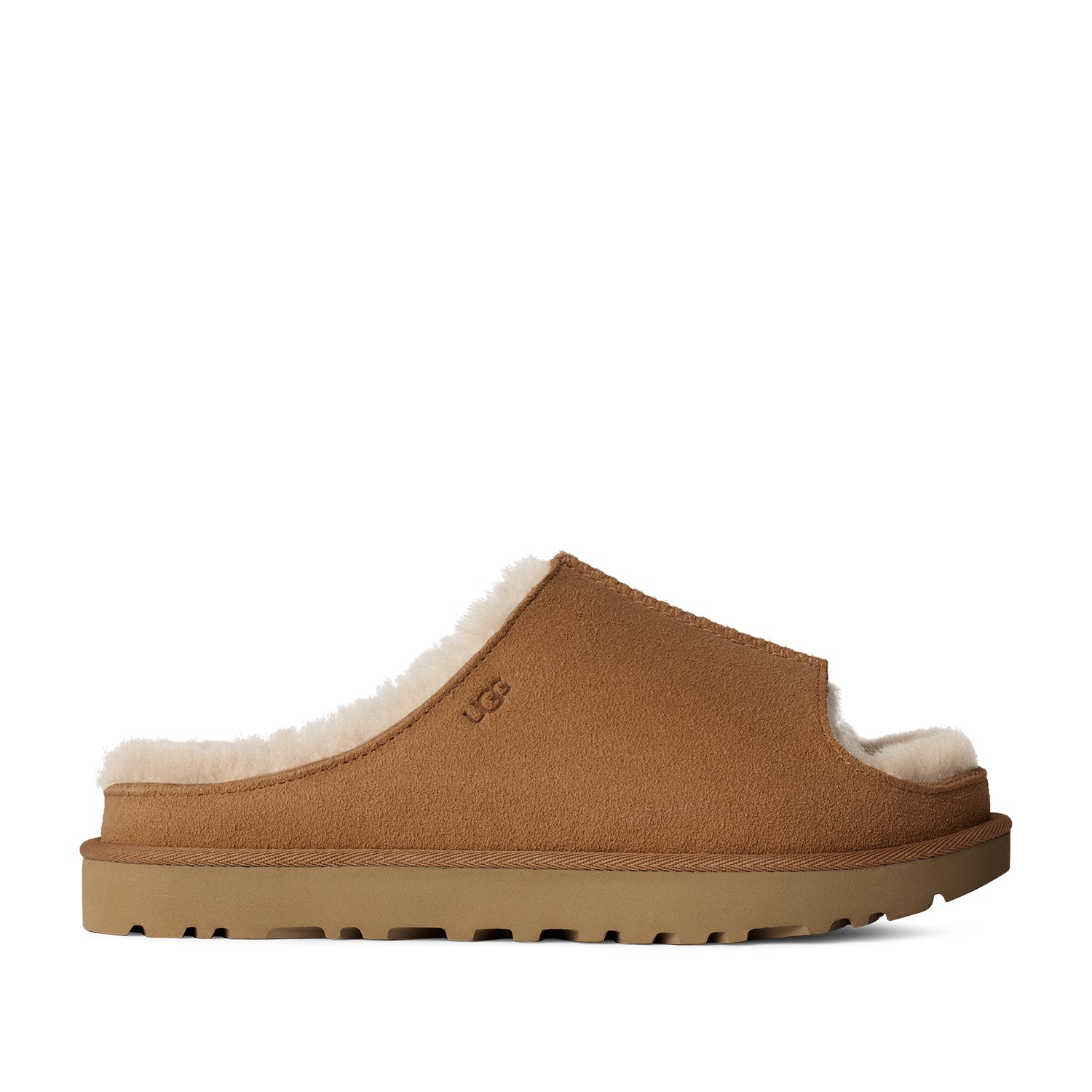 UGG Women's Greenport Slide in Chestnut
