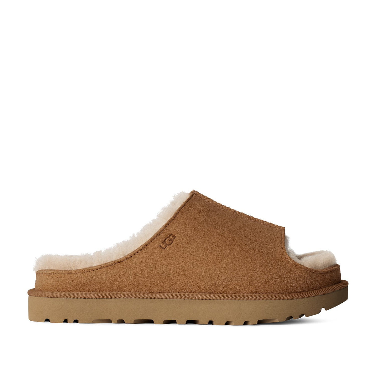 UGG Women's Greenport Slide in Chestnut