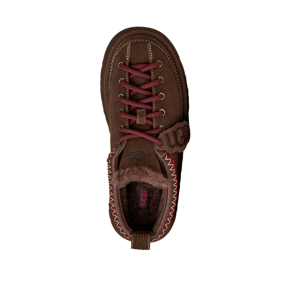 UGG Women's Heritage Lace-Up Slipper in Burnt Cedar