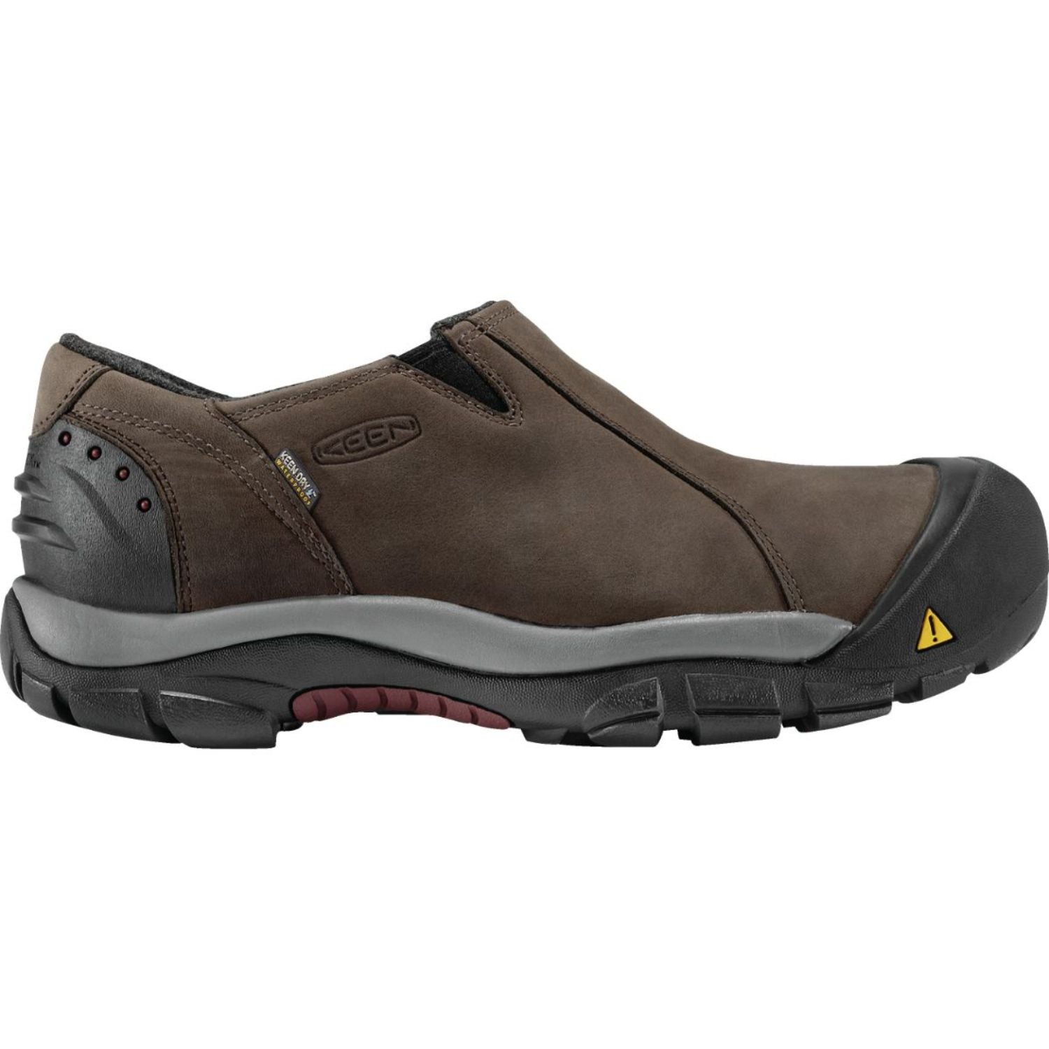 KEEN Men's Brixen Low Wp-M in Slate Black/Madder Brown
