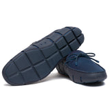 Swims Men's Braided Lace Loafer in Navy