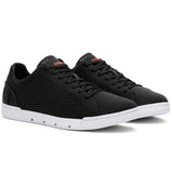 Swims Men's Breeze Tennis Knit in Black/White