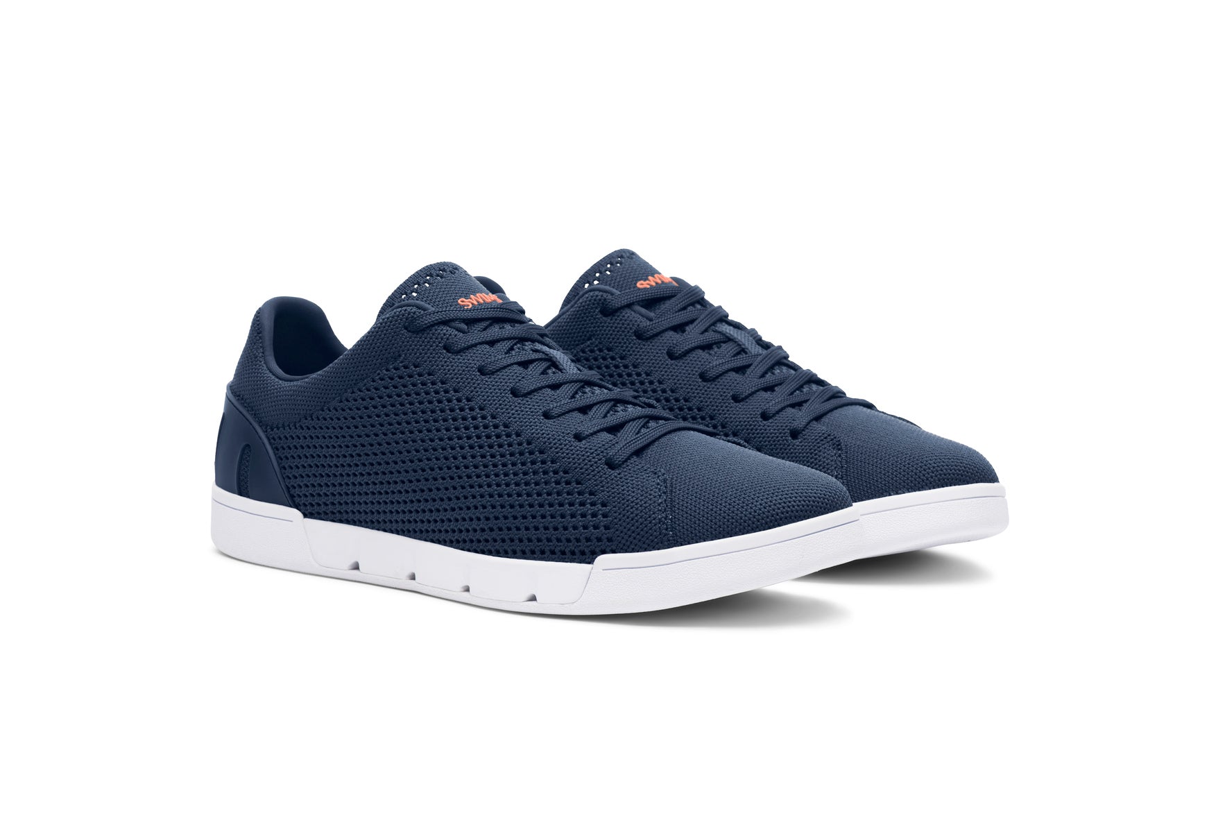 Swims Men's Breeze Tennis Knit Sneakers in Navy