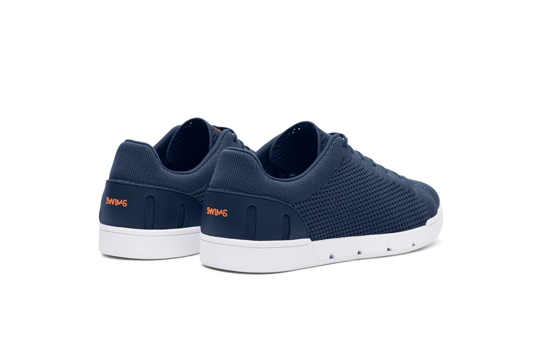 Swims Men's Breeze Tennis Knit Sneakers in Navy