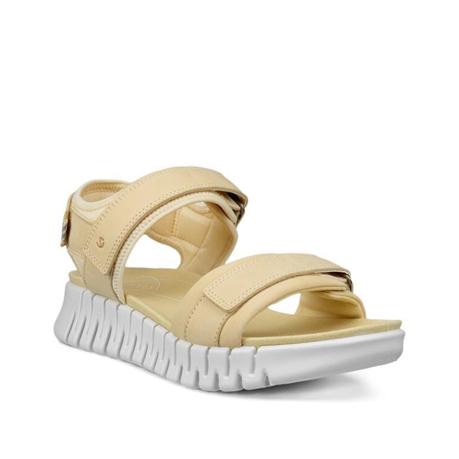 ECCO Women's Gruuv Sol Lea in Straw