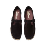 Clarks Women's Wallabee T Bar in Black Suede