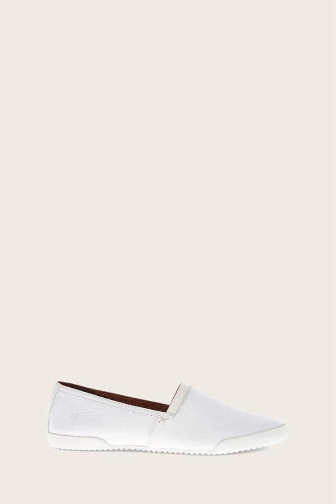Frye  Women's Melanie Slip On White M