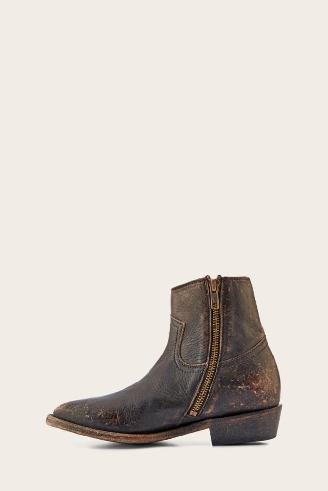 Frye  Women's Billy Inside Zip Bootie Black M