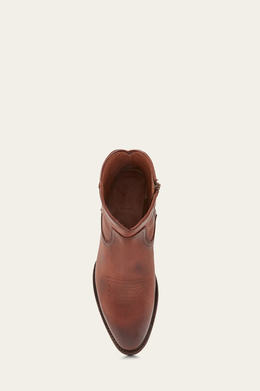 Frye Men's Austin Inside Zip In Cognac M