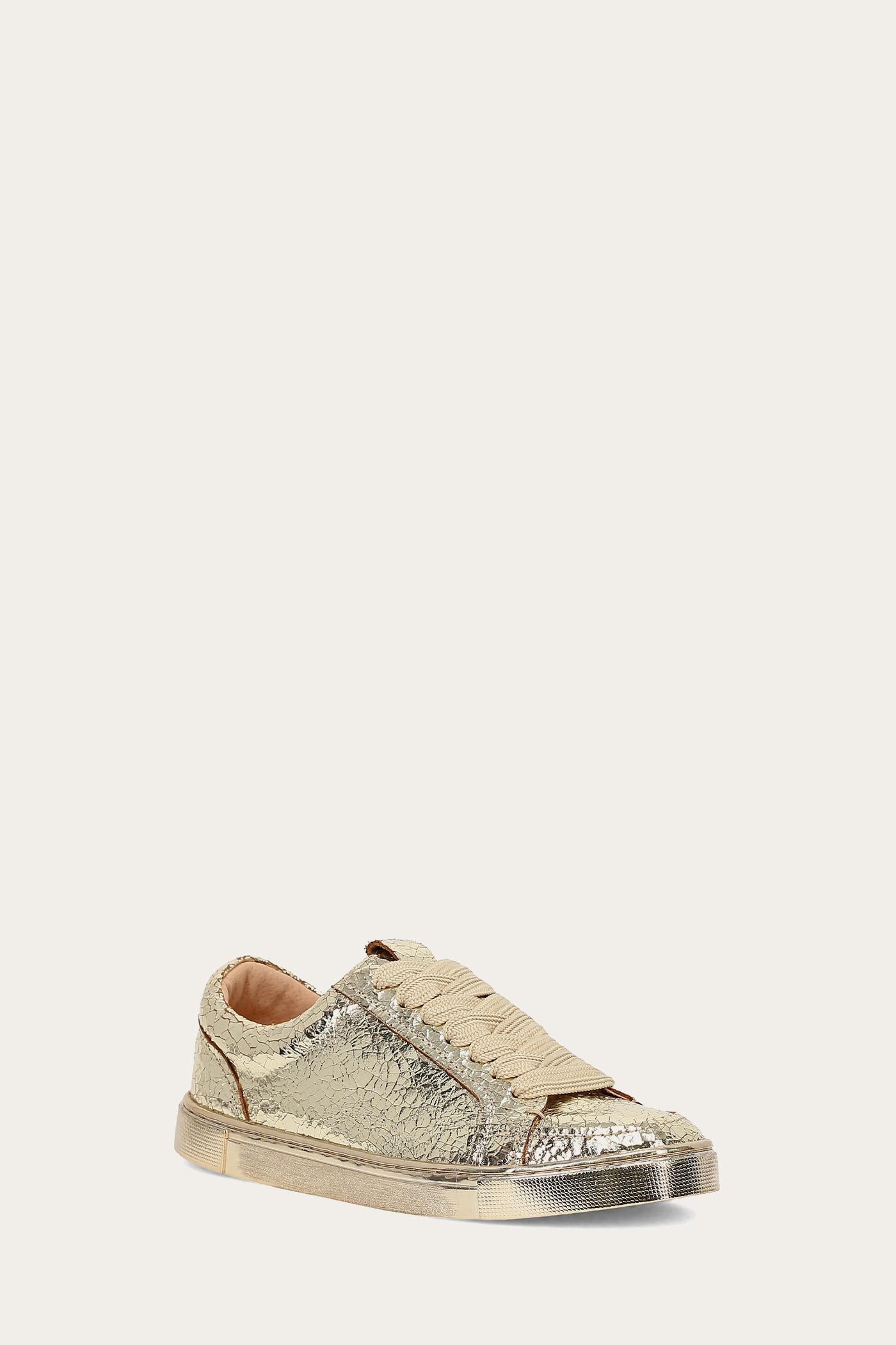 Frye  Women's Ivy Court Low Lace Gold M