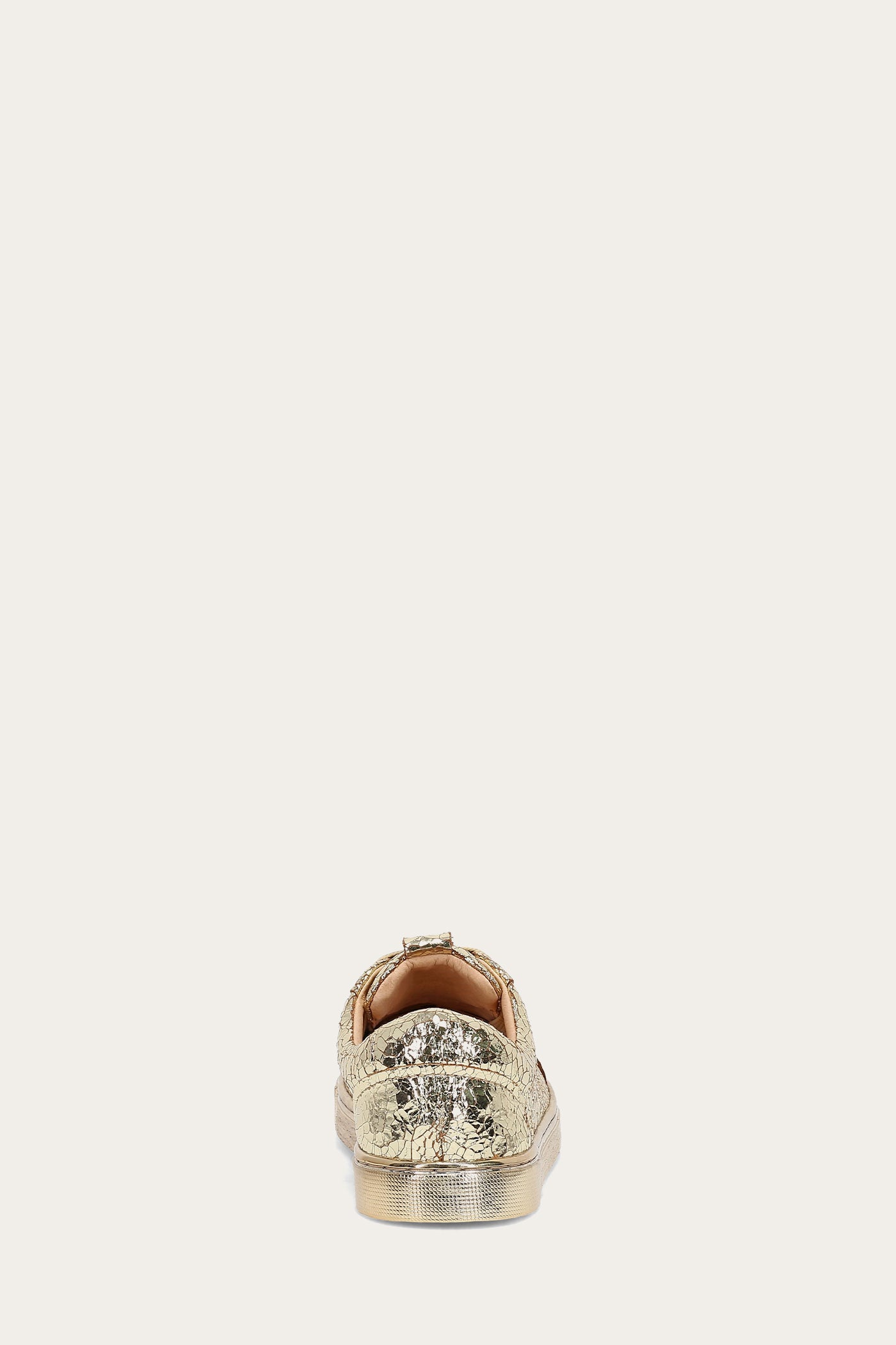 Frye Women's Ivy Court Low Lace In Gold/Crackle M